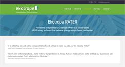 Desktop Screenshot of ekotrope.com